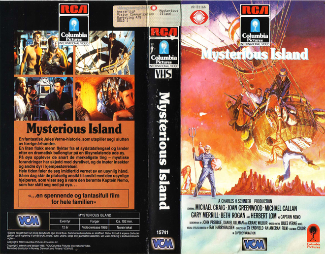 MYSTERIOUS ISLAND VHS COVER, ACTION VHS COVER, HORROR VHS COVER, BLAXPLOITATION VHS COVER, HORROR VHS COVER, ACTION EXPLOITATION VHS COVER, SCI-FI VHS COVER, MUSIC VHS COVER, SEX COMEDY VHS COVER, DRAMA VHS COVER, SEXPLOITATION VHS COVER, BIG BOX VHS COVER, CLAMSHELL VHS COVER, VHS COVER, VHS COVERS, DVD COVER, DVD COVERS