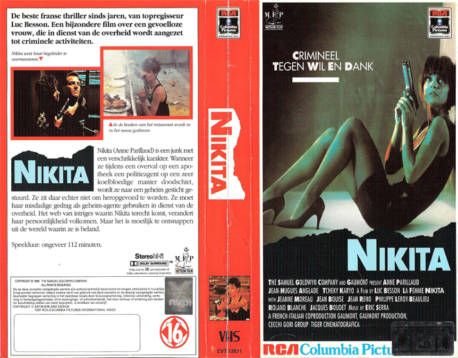 NIKITA VHS COVER