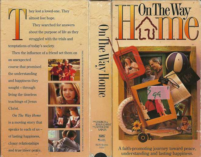 ON THE WAY HOME VHS COVER