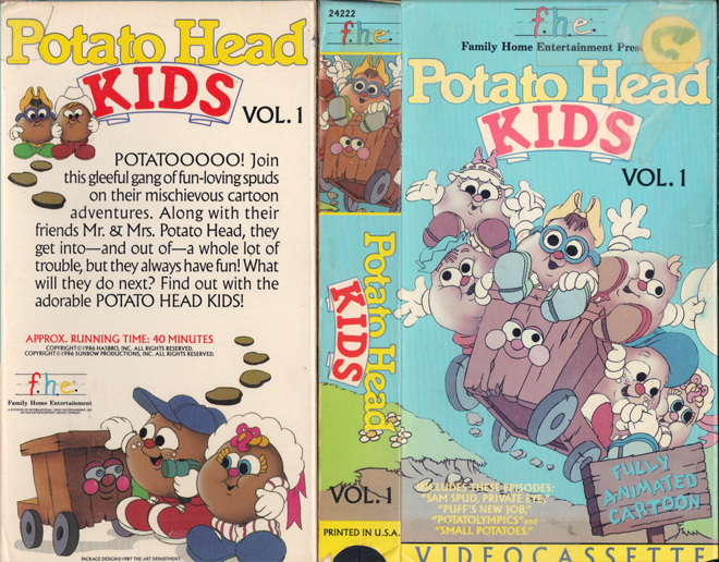 POTATO HEAD KIDS : VOLUME 1 VHS COVER