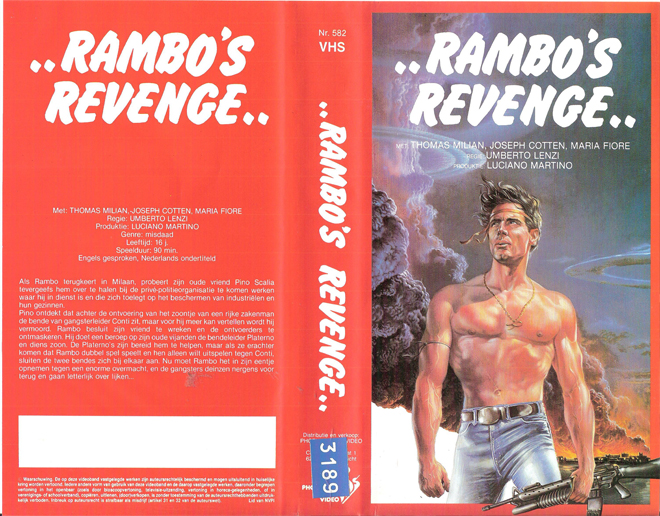 RAMBOS REVENGE VHS COVER