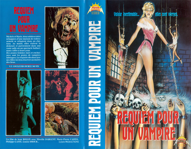 REQUIEM POUR UN VAMPIRE VHS COVER, VHS COVERS