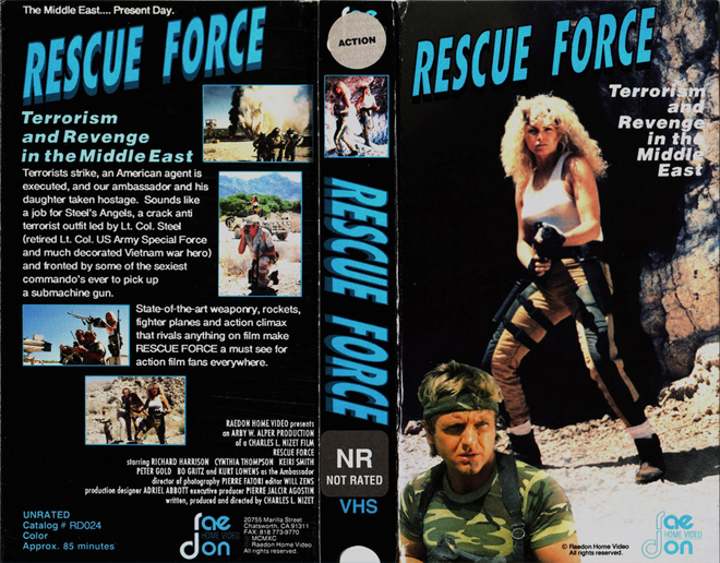 RESCUE FORCE VHS COVER
