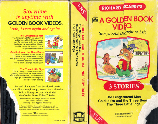 RICHARD SCARRYS A GOLDEN BOOK VIDEO