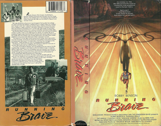 RUNNING BRAVE VHS COVER