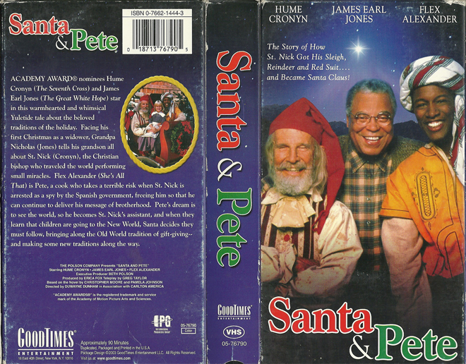 SANTA AND PETE VHS COVER, VHS COVERS