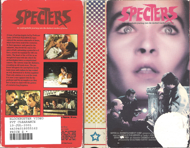 SPECTERS VHS COVER