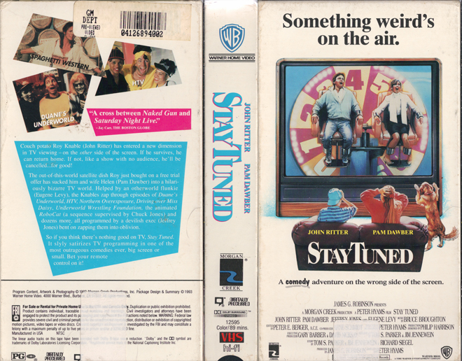 STAY TUNED VHS COVER