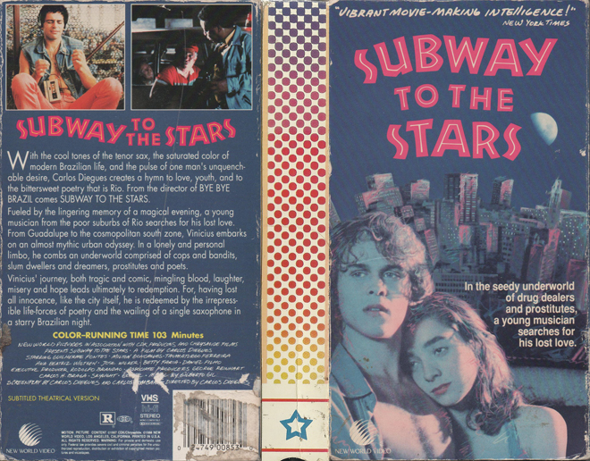 SUBWAY TO THE STARS VHS COVER