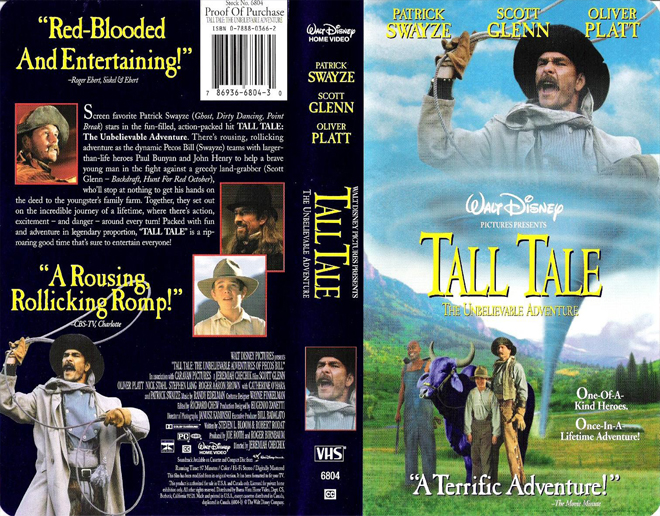 TALL TALE VHS COVER
