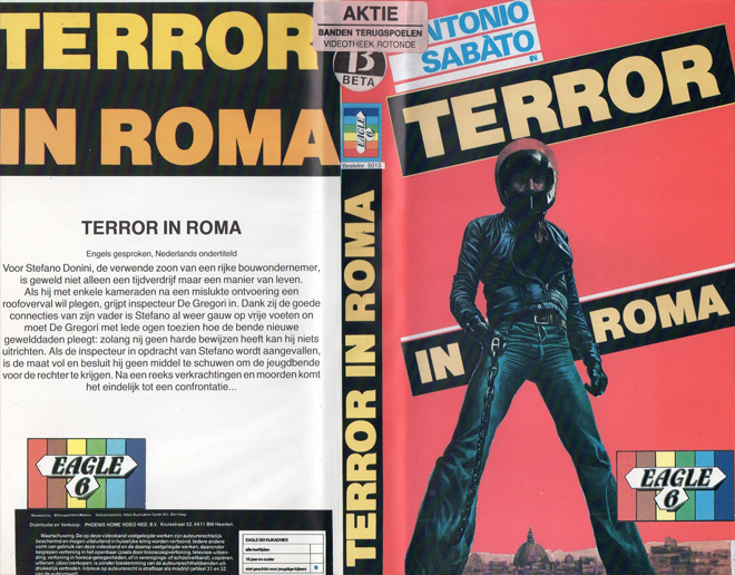 TERROR IN ROMA VHS COVER