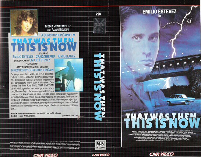 THAT WAS THEN THIS IS NOW VHS COVER