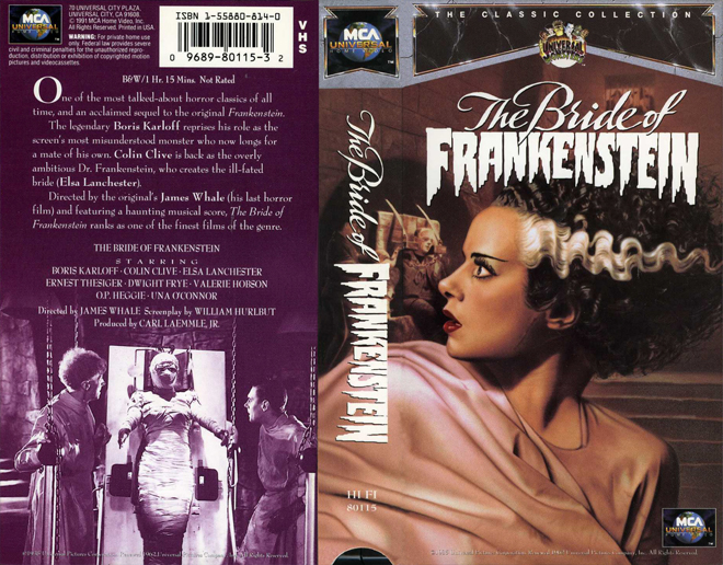 THE BRIDE OF FRANKENSTEIN - SUBMITTED BY GEMIE FORD