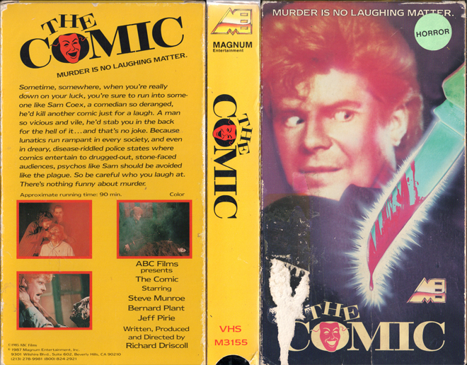 THE COMIC VHS COVER