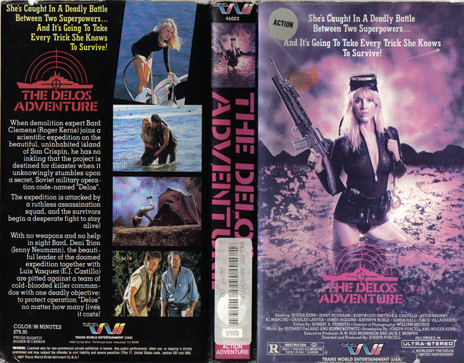 THE DELOS ADVENTURE VHS COVER