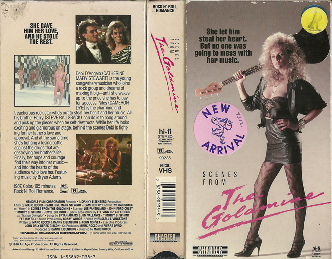 THE GOLDMINE VHS COVER, VHS COVERS