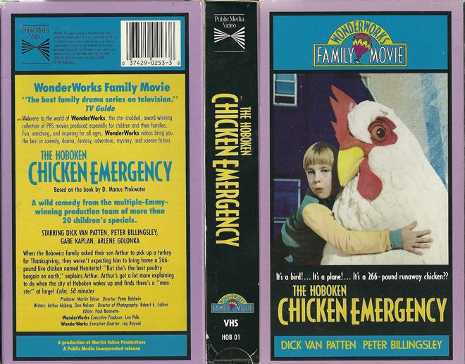 THE HOBOKEN CHICKEN EMERGENCY VHS COVER, VHS COVERS