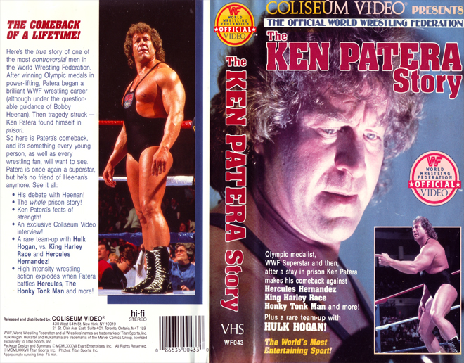 THE KEN PATERA STORY VHS COVER