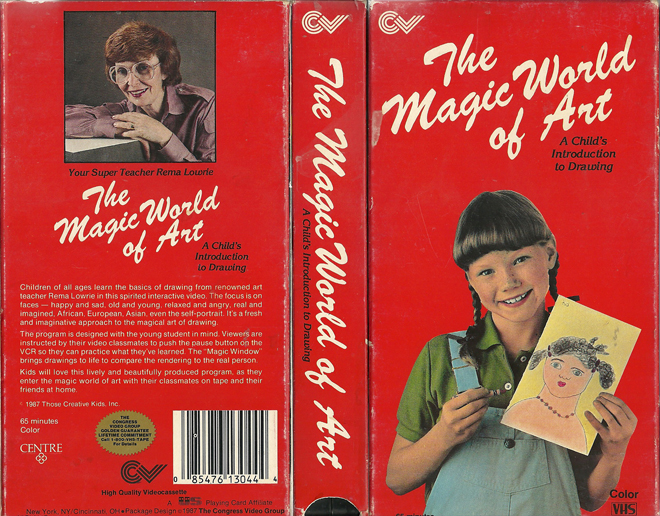 THE MAGIC WORLD OF ART VHS COVER