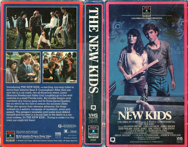 THE NEW KIDS VHS COVER