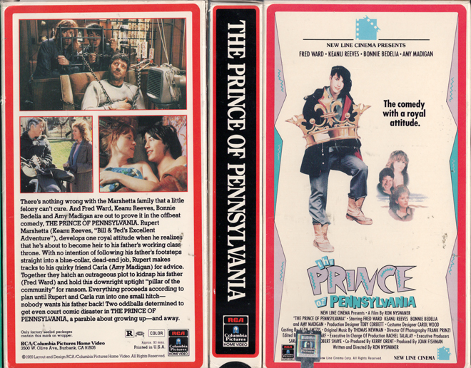 THE PRINCE OF PENNSYLVANIA VHS COVER