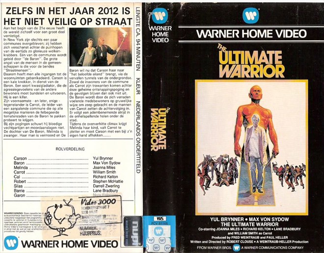 THE ULTIMATE WARRIOR, ACTION VHS COVER, HORROR VHS COVER, BLAXPLOITATION VHS COVER, HORROR VHS COVER, ACTION EXPLOITATION VHS COVER, SCI-FI VHS COVER, MUSIC VHS COVER, SEX COMEDY VHS COVER, DRAMA VHS COVER, SEXPLOITATION VHS COVER, BIG BOX VHS COVER, CLAMSHELL VHS COVER, VHS COVER, VHS COVERS, DVD COVER, DVD COVERS