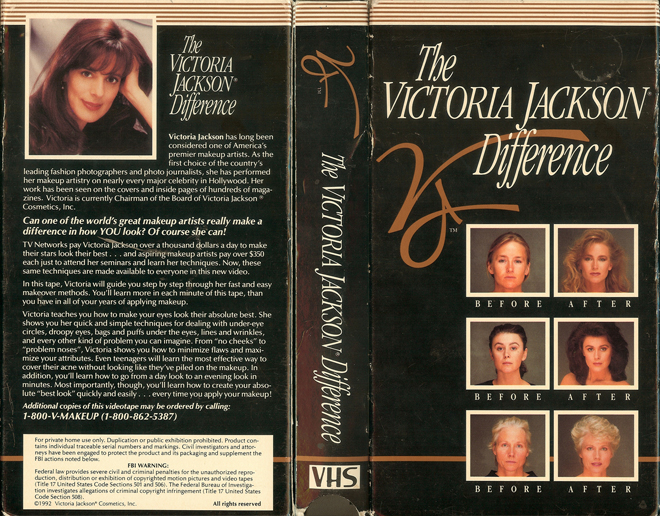 THE VICTORIA JACKSON DIFFERENCE - SUBMITTED BY REDGUTS