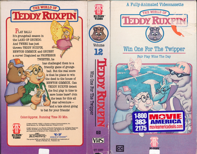 THE WORLD OF TEDDY RUXPIN : WIN WON FOR THE TWIPPER