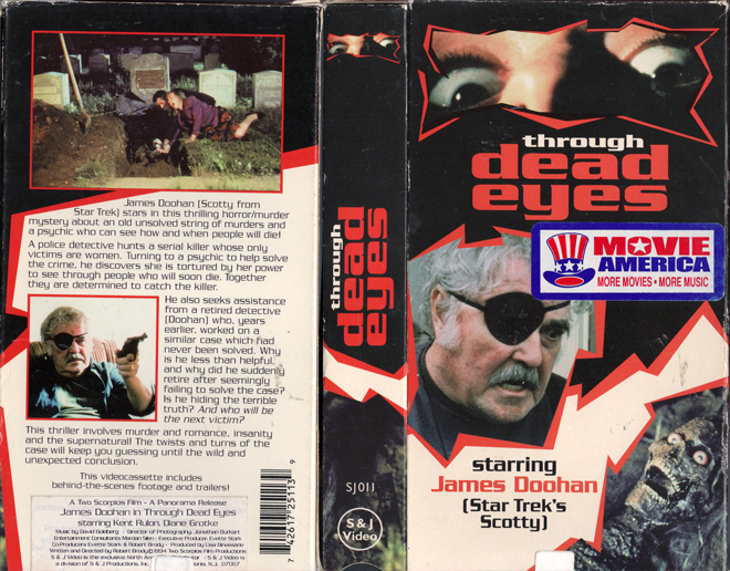 THROUGH DEAD EYES VHS COVER