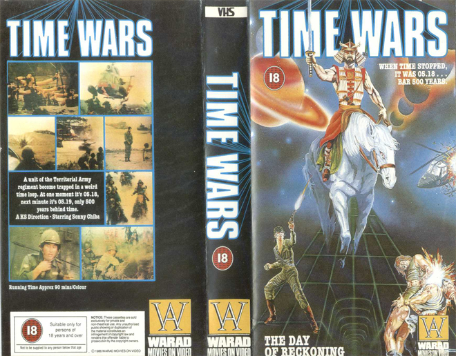 TIME WARS VHS COVER, VHS COVERS