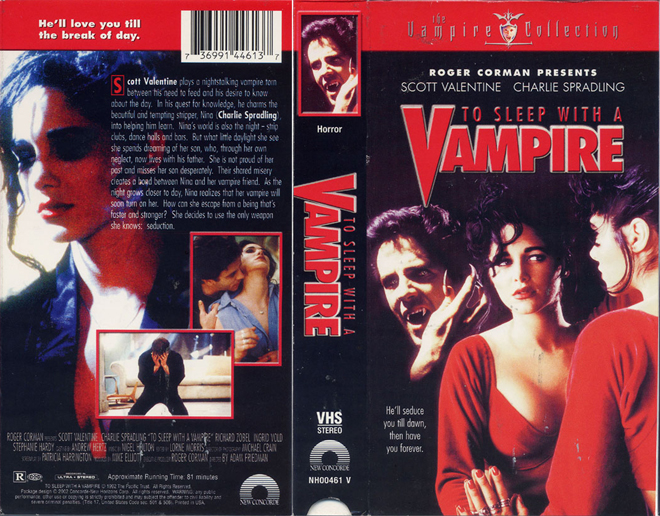 TO SLEEP WITH A VAMPIRE VHS COVER