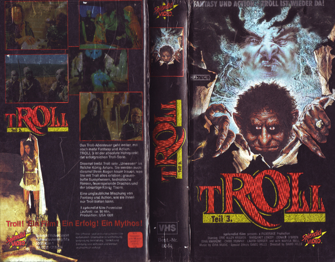 TROLL TEIL 3 VHS COVER