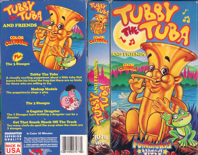TUBBY THE TUBA VHS COVER