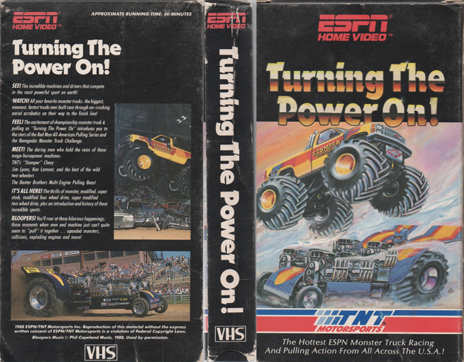 TURNING THE POWER ON : ESPN HOME VIDEO - SUBMITTED BY RYAN GELATIN
