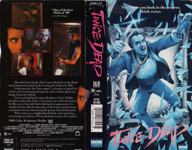 TWICE DEAD VHS COVER