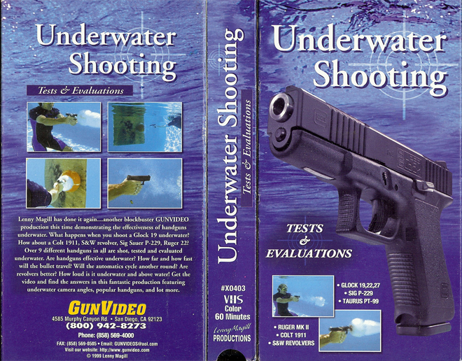 UNDERWATER SHOOTING VHS COVER
