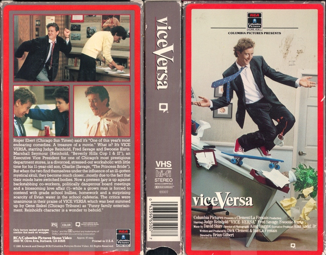 VICE VERSA VHS COVER