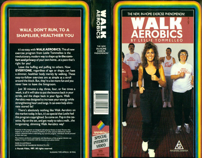 WALK AEROBICS VHS COVER, VHS COVERS