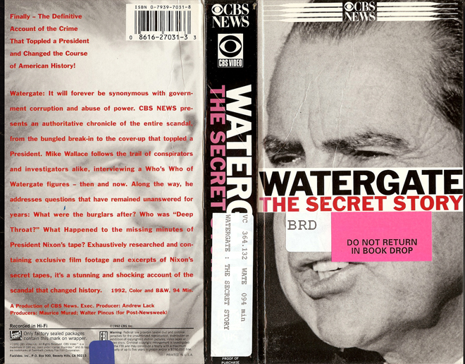 WATERGATE : THE SECRET STORY - SUBMITTED BY ROSS JOHANSSON