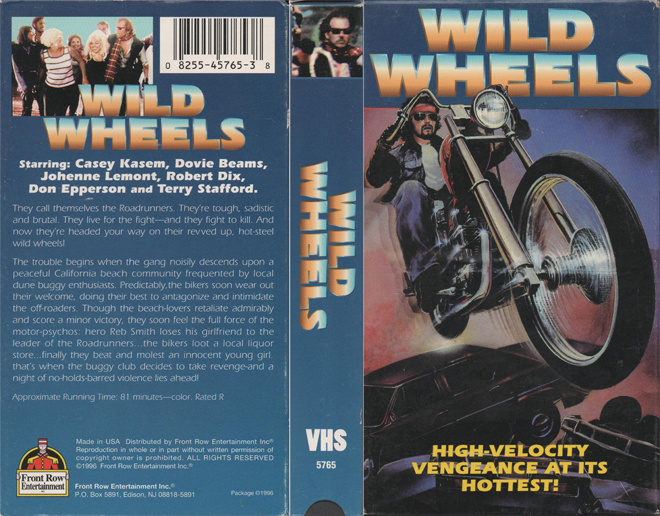 WILD WHEELS VHS COVER
