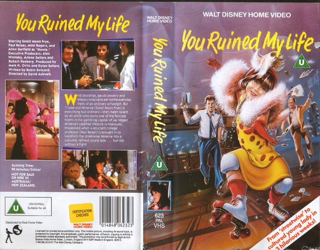 YOU RUINED MY LIFE PUNKY BREWSETER VHS COVER