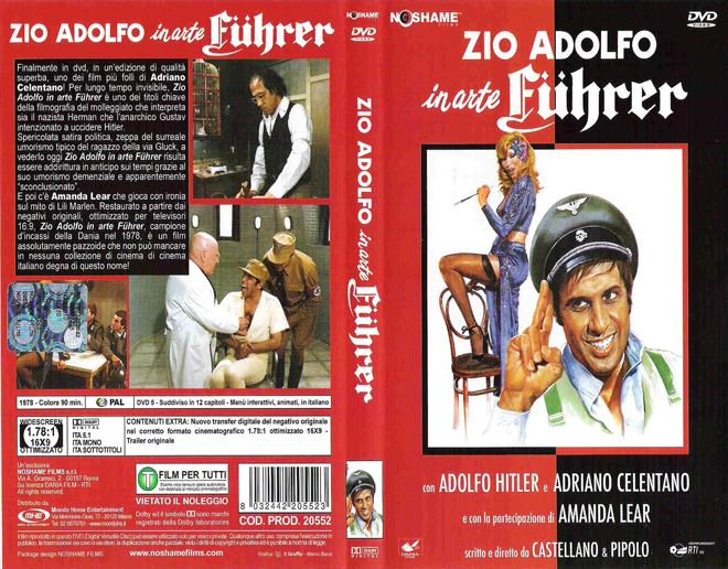 ZIO ADOLFO IN ARTE FUHRER VHS COVER, VHS COVERS