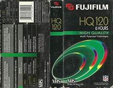 FUGIFILM-HQ120-BLANK-VIDEO-TAPE- HIGH RES VHS COVERS