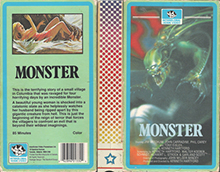 MONSTER- HIGH RES VHS COVERS