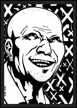 Andrai Chikatilo is Card Number 8 from the Original Serial Killer Trading Cards