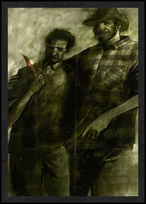 Henry Lee Lucas and Ottis Toole are Card Number 32 from the Original Serial Killer Trading Cards