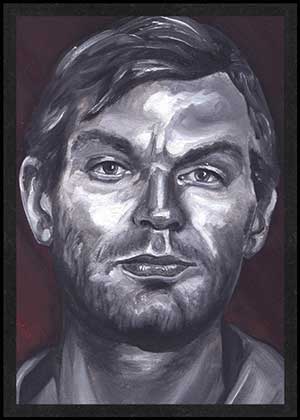 Jeffrey Dahmer, Card Number 3 from the New Serial Killer Trading Cards