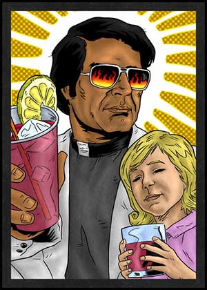 Jim Jones is Card Number 42 from the New Serial Killer Trading Cards