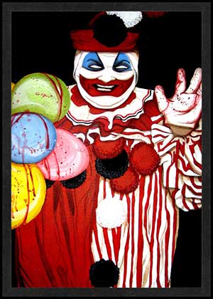 John Wayne Gacy is Card Number 82 from the New Serial Killer Trading Cards