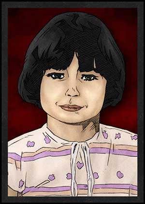Mary Bell is Card Number 49 from the New Serial Killer Trading Cards